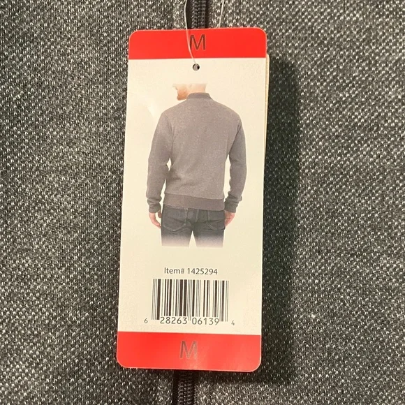 Boston Traders Charcoal Bomber Jacket NWT - Picture 3 of 8